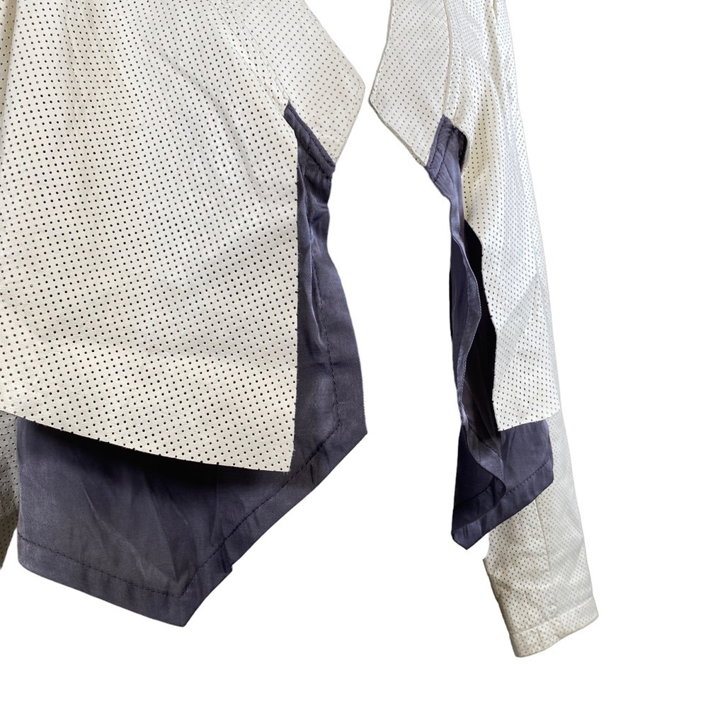 Poleci Boxy Crop Leather Jacket - Picture 4 of 10